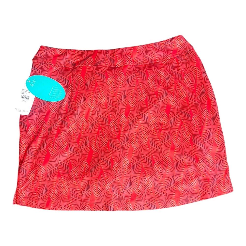 NWT Greg Norman Womens Golf Tennis Pickleball Skirt/Skort Play Dry Cyne Sz Large - Picture 2 of 8